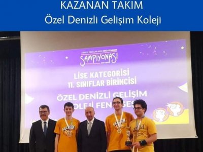 ZEKA VAKFI TÜRKİYE MATEMATİK ŞAMPİYONLUĞU GELİŞİM KOLEJİ'NDEN!