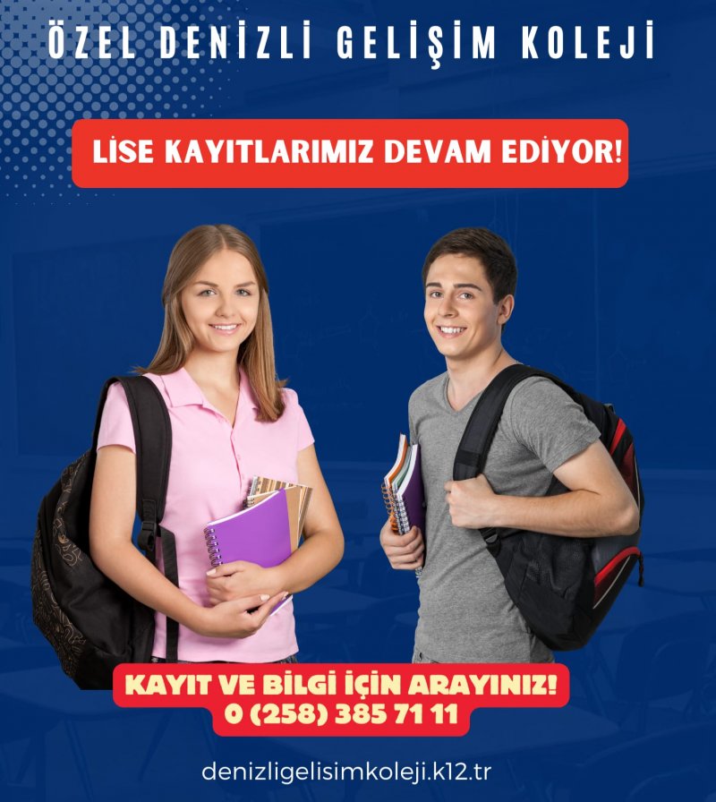 LİSE KAYITLARIMIZ DEVAM EDİYOR!